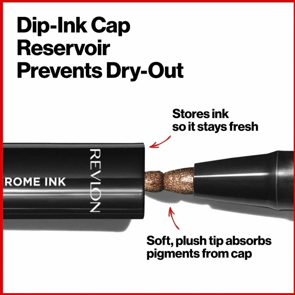 Revlon Chrome Ink Liquid Liner- 901 Gunmetal
